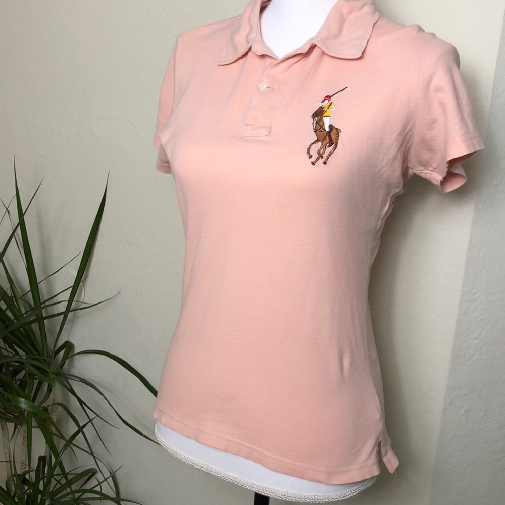 Polo pink/peach polo shirt